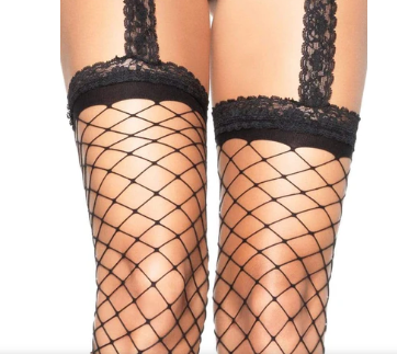 Naomi Net Garter Belt Stocking